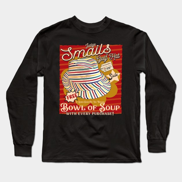 Judge Smails Golf Hat Long Sleeve T-Shirt by Alema Art